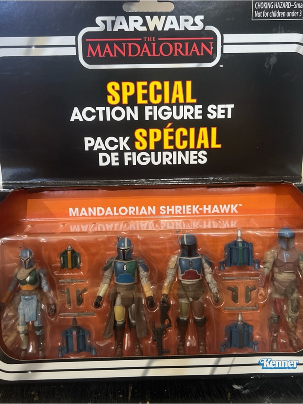 STAR WARS The Mandalorian Shriek-Hawk 4-pack special Action figure set